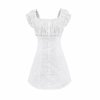 European and American style slim fit patchwork lace short dress for women