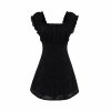 European and American style slim fit patchwork lace short dress for women
